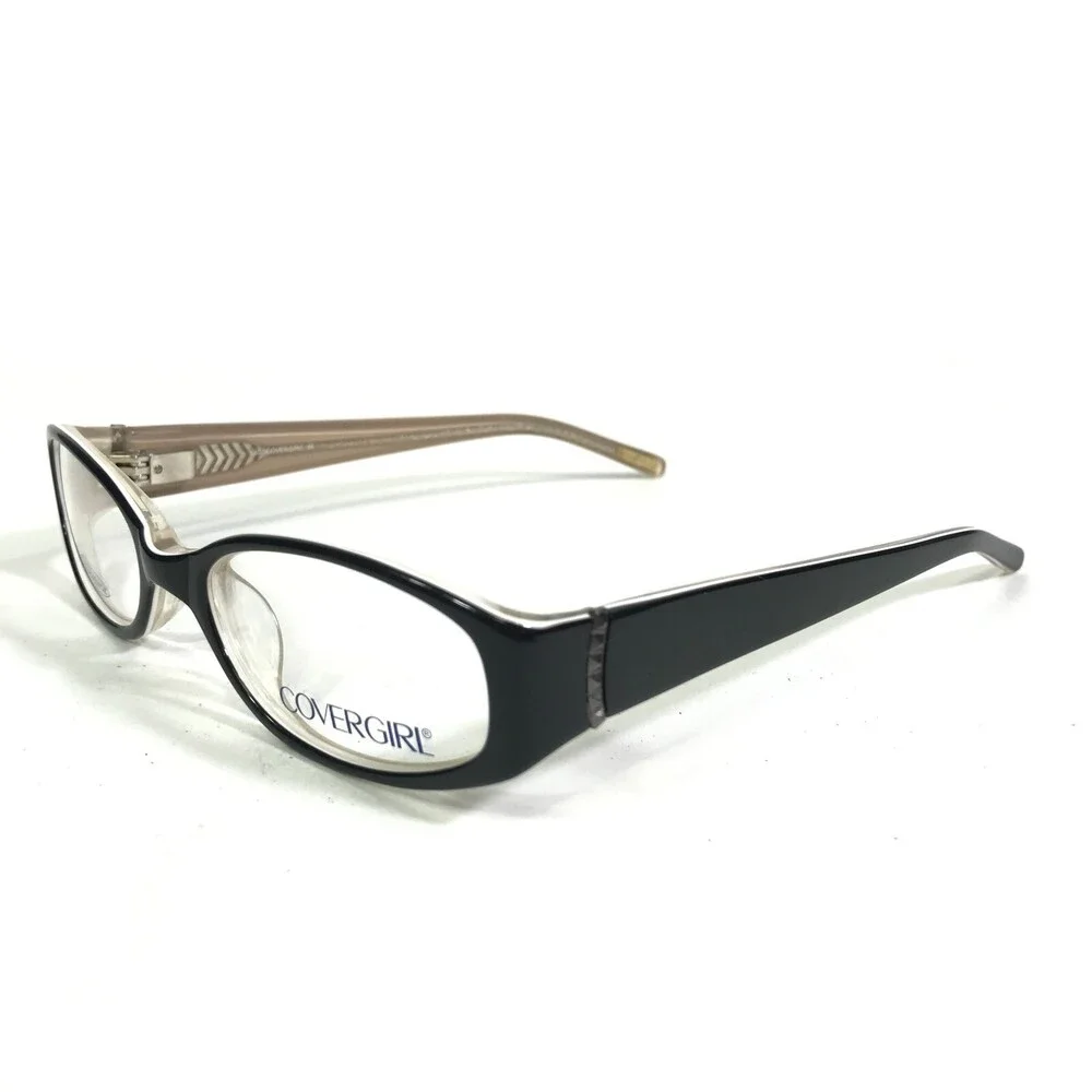Covergirl Petite Eyeglasses Frames CG392 Col.005 Brown Round Full Rim 49-17-130